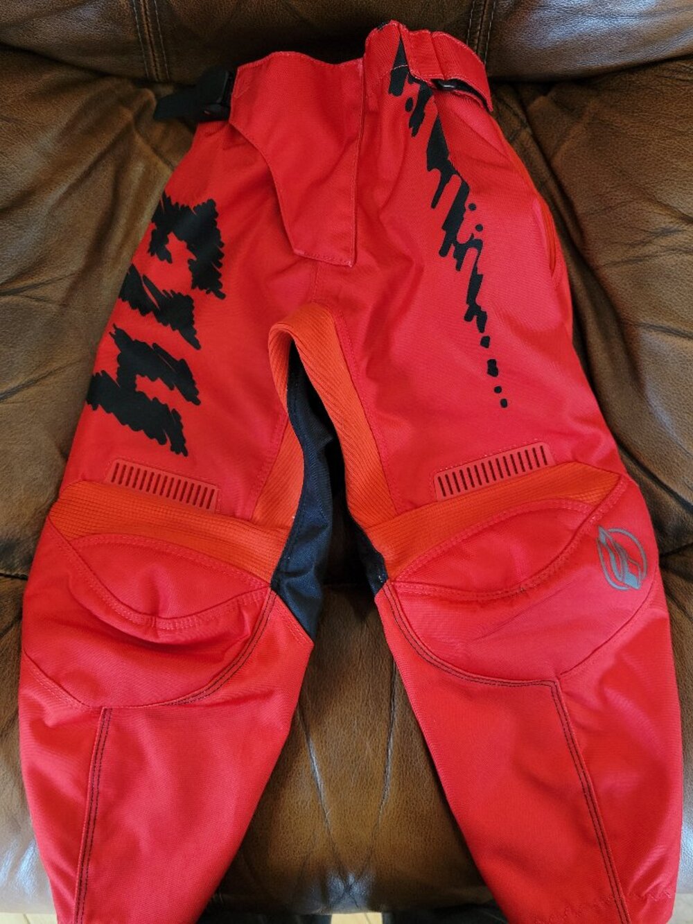 NEW Fly Racing Kids F-16 Motocross Offroad Pants - Sz Youth 18 Red/Black/Grey